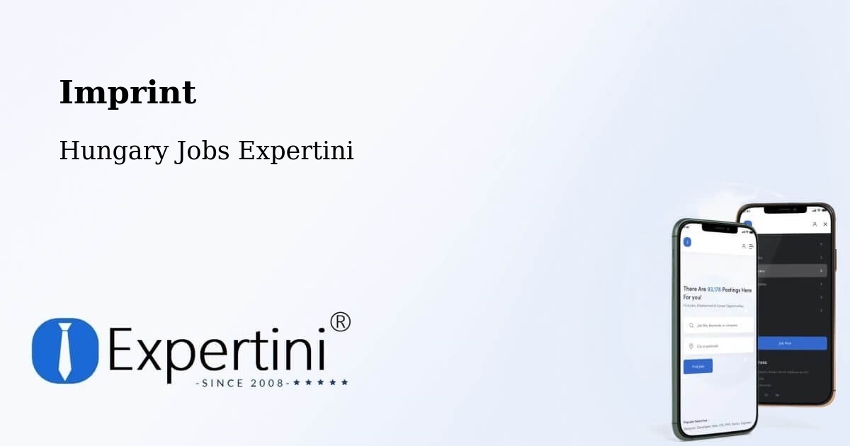 Imprint – Békéscsaba - Hungary Jobs Expertini